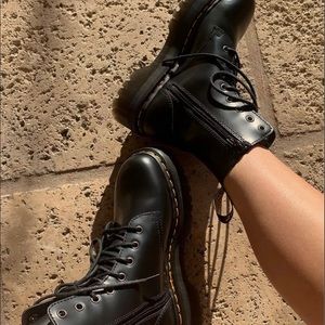 Doc Martens Black Combat Boots